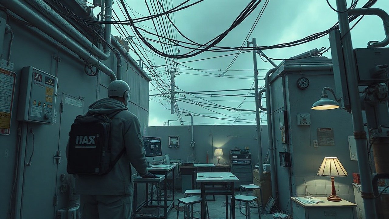 An ai-related healthcare-system collapse scenario shown in a practical real-world context