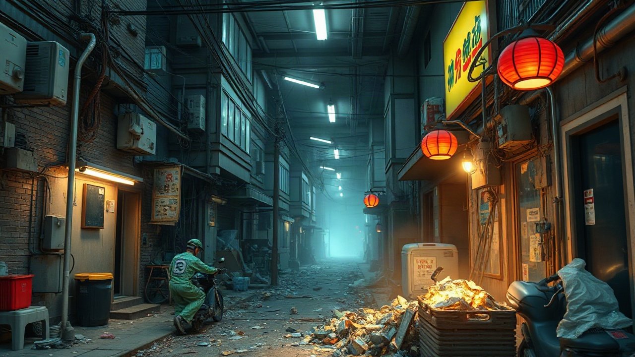 An ai-related payment-system collapse scenario shown in a practical real-world context