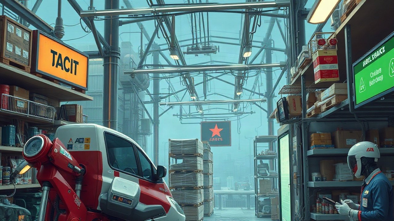 An ai-related supply shortage scenario shown in a practical real-world context