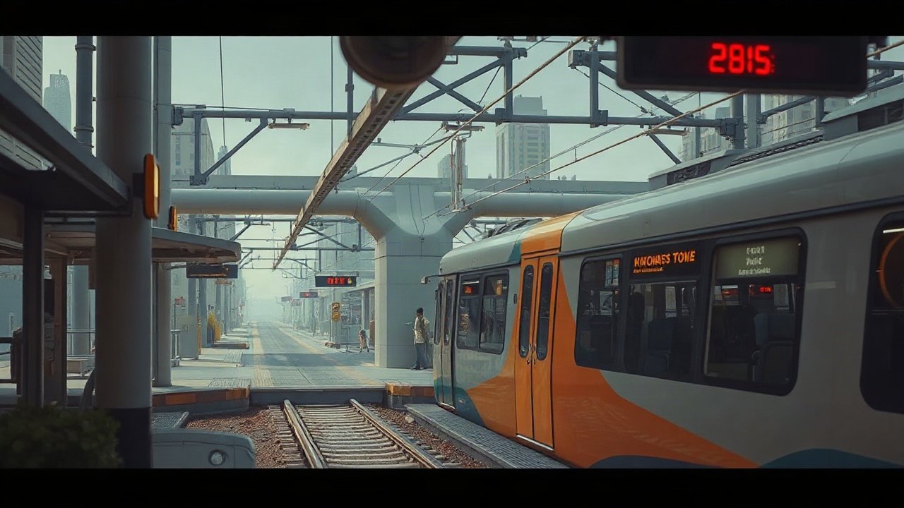 Public-transport system failure shown in a practical real-world risk or preparedness context