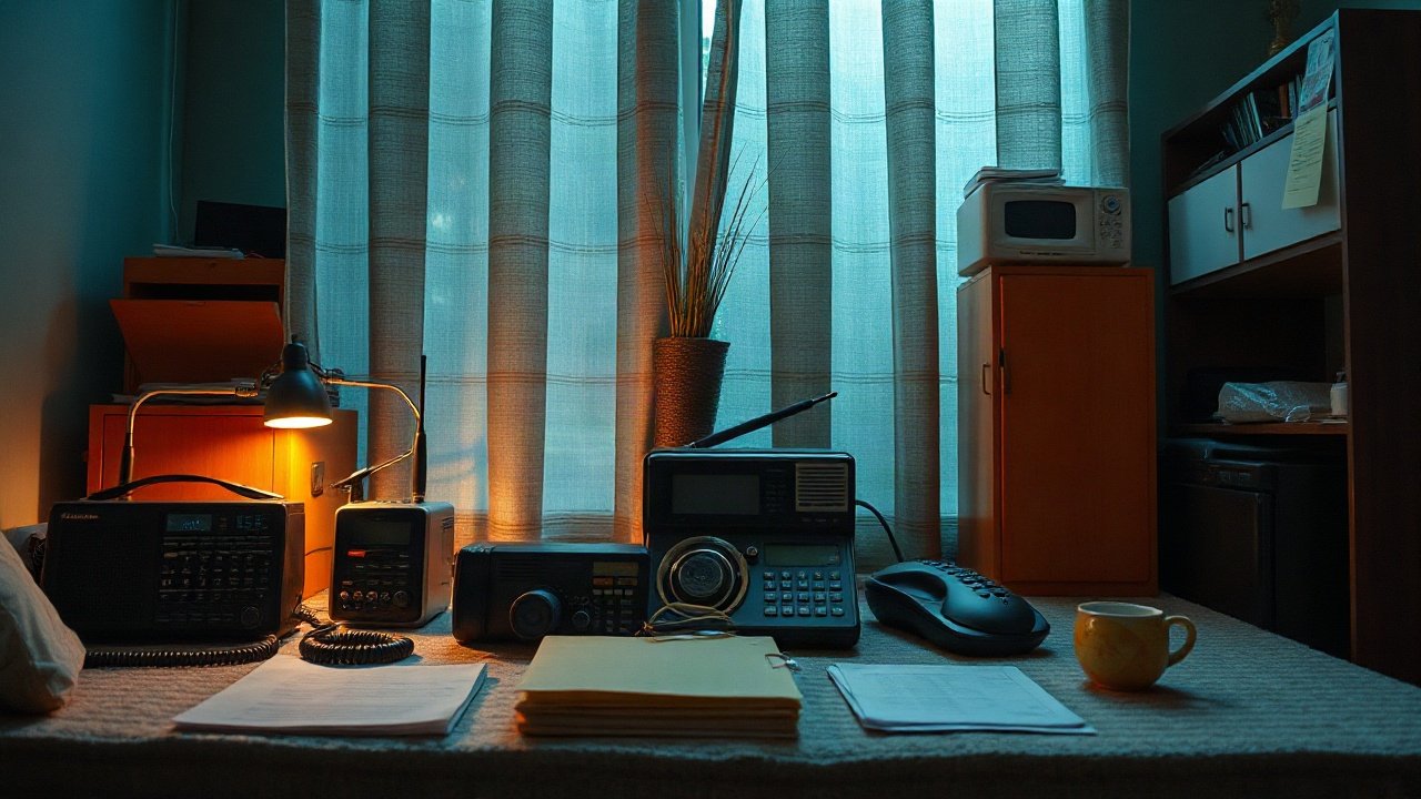 Offline communication devices compared by range, power and network dependence