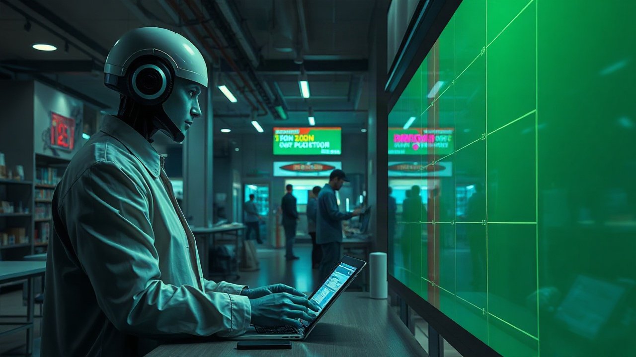 An ai capital-expenditure bubble shown in a practical real-world context