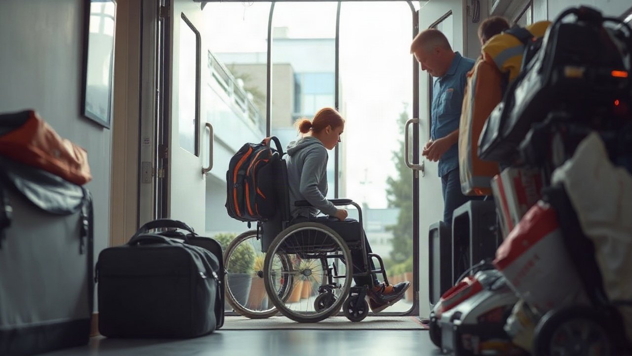 Evacuating with a disability shown in a practical real-world preparedness context