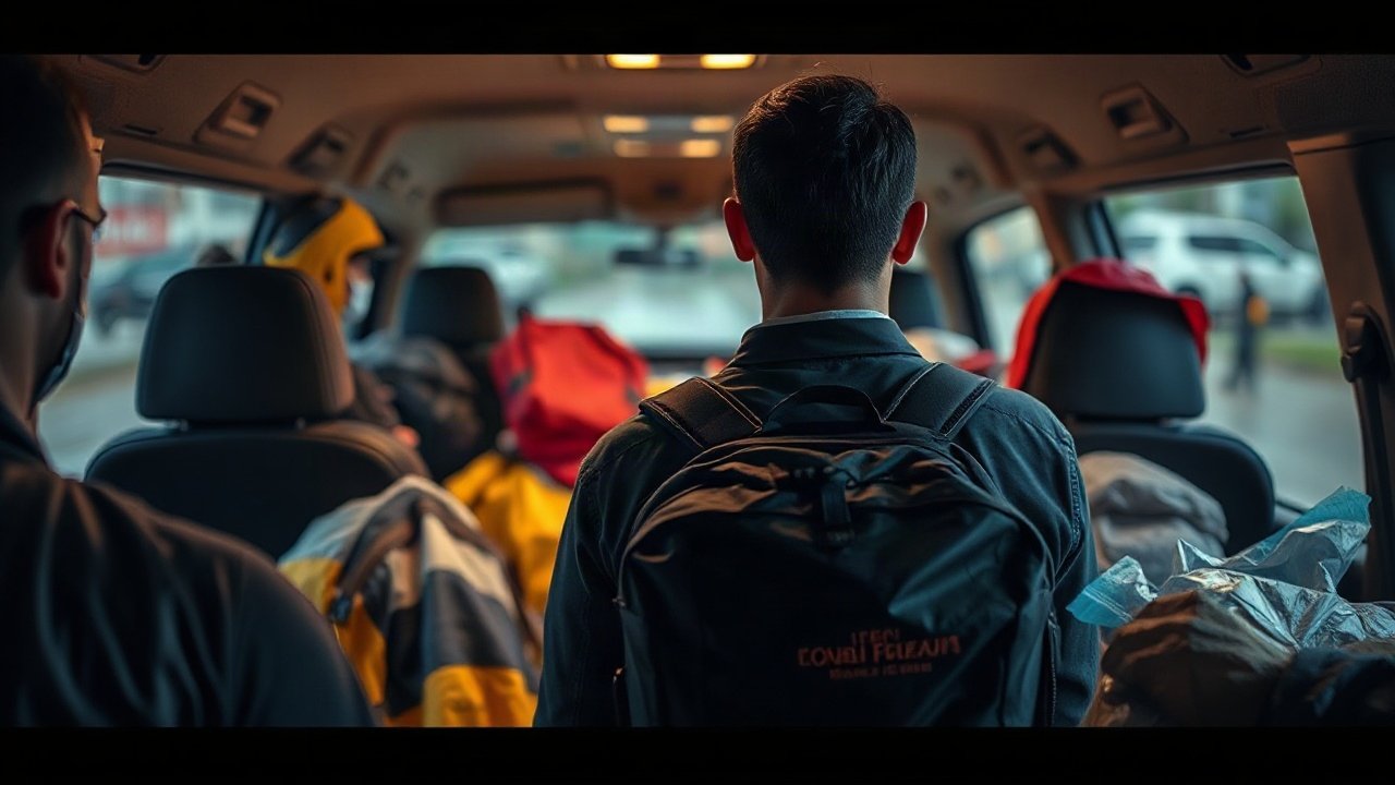 Flood evacuation shown in a practical real-world preparedness context