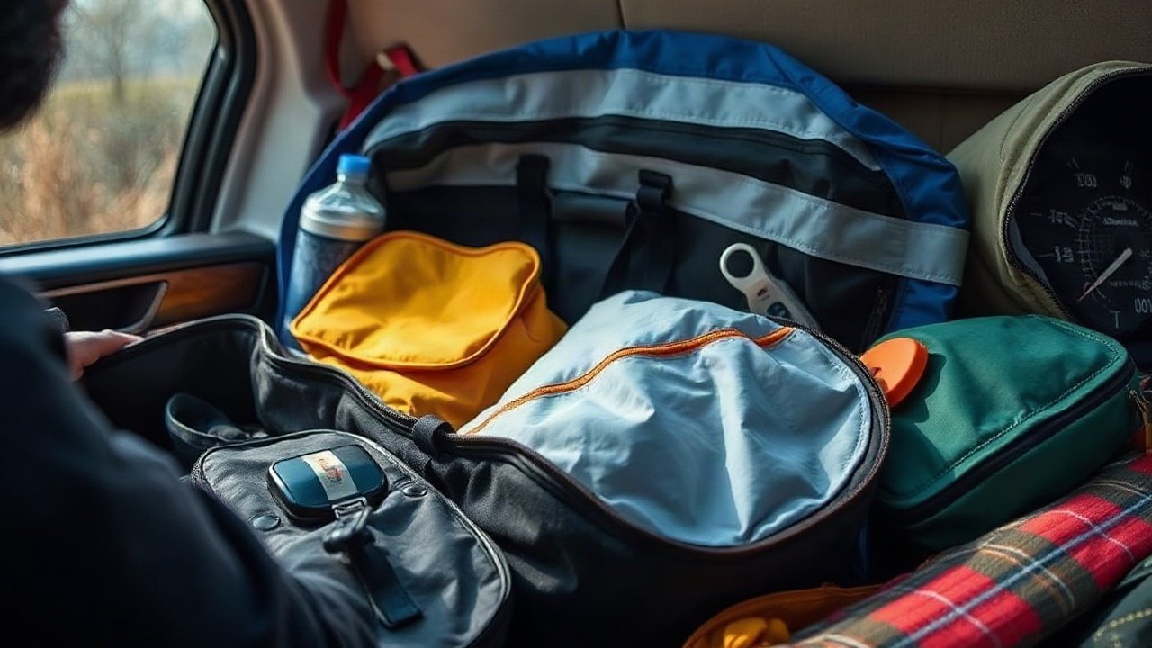 A uk grab bag shown in a practical real-world context