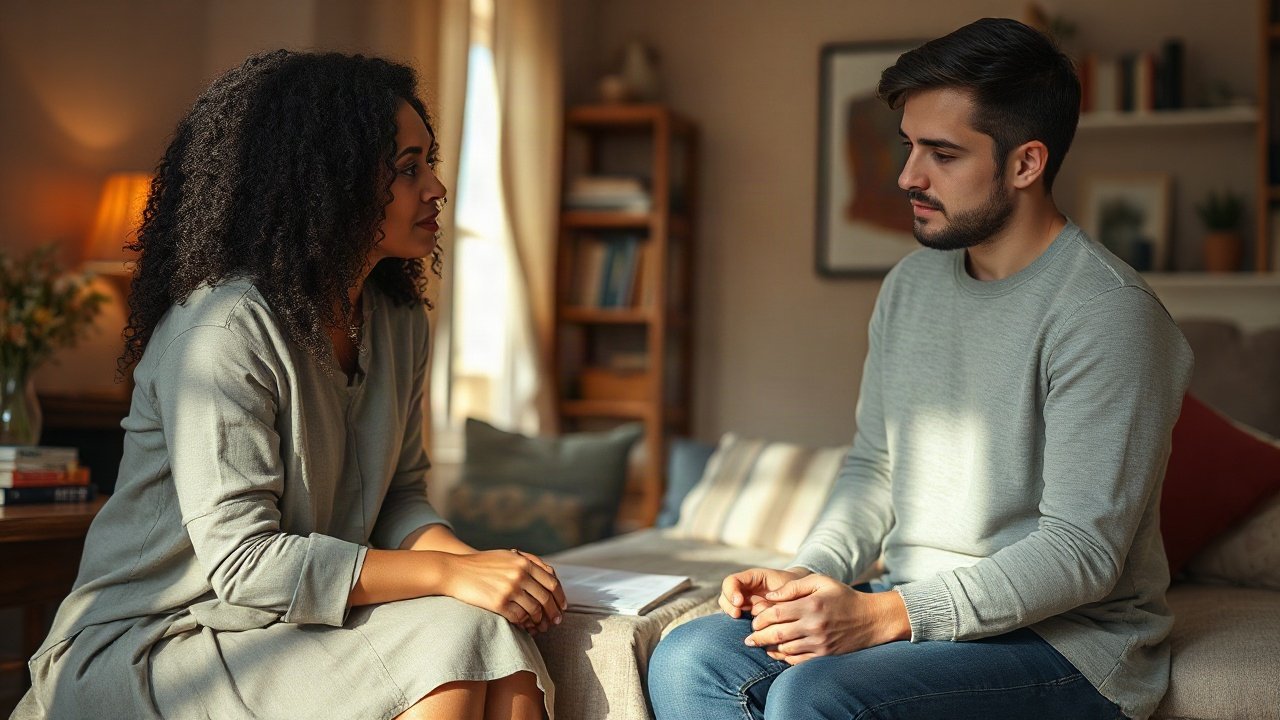 An emergency plan for a household with a carer shown in a practical real-world context