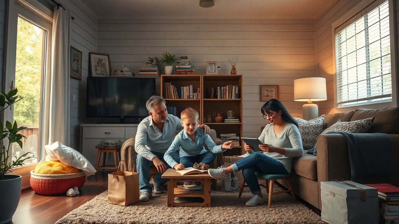 A family emergency plan template shown in a practical real-world preparedness context