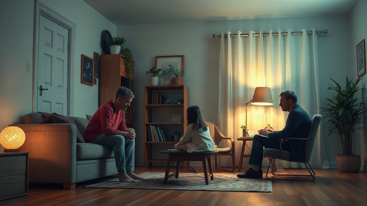 A family emergency meeting point shown in a practical real-world context