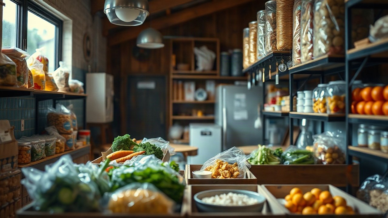 Food distribution network showing AI forecast error, cyberattack and fallback routes