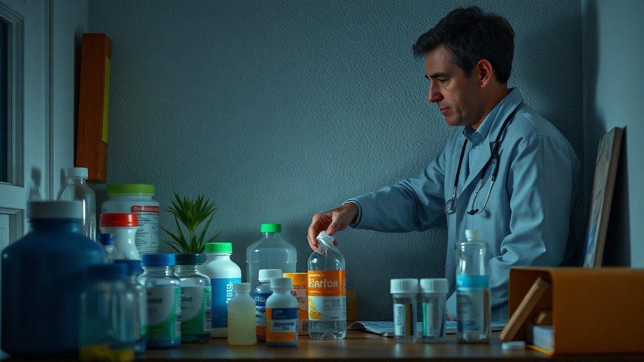 Medicine storage during a power cut shown in a practical real-world preparedness context