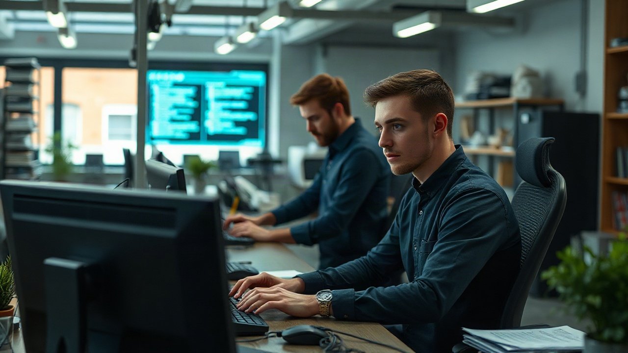 Worker facing an AI-driven labour market transition