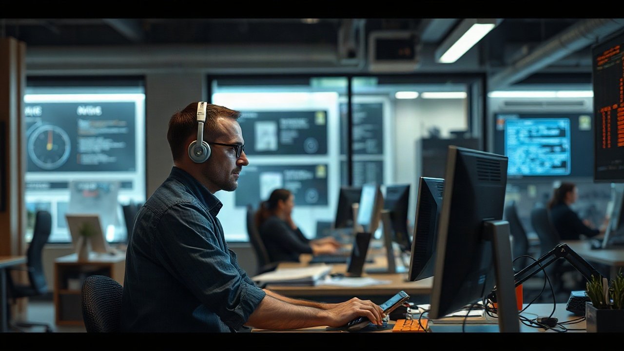 Worker building a practical plan for savings, skills and alternative career options as AI changes their job