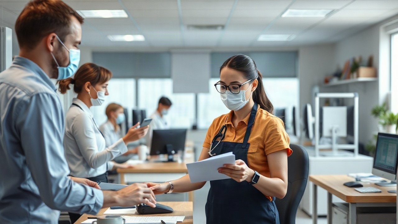 Care Workers using AI-assisted tools while handling role-specific work