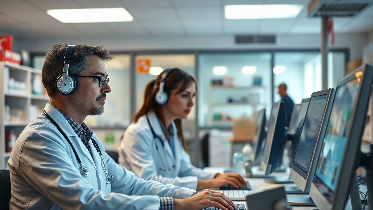 Clinical Pharmacists using AI-assisted tools while handling real-world work