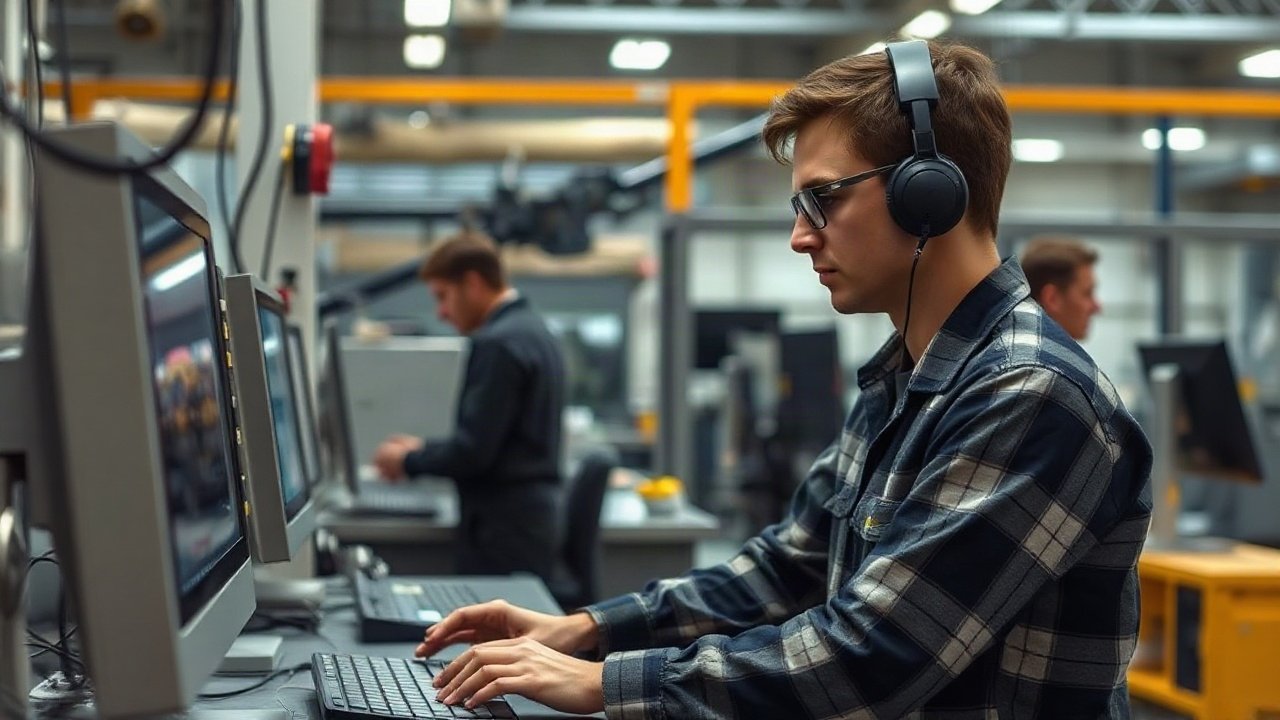 Cnc Operators using AI-assisted tools while handling role-specific work