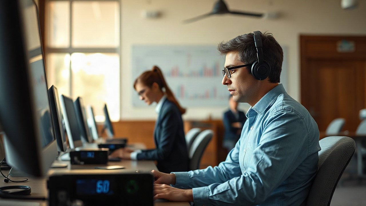 Court Stenographers using AI-assisted tools while handling role-specific work