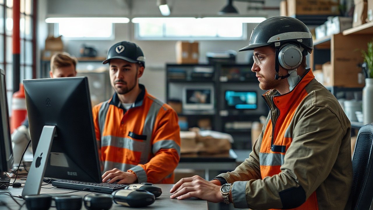 Delivery Drivers using AI-assisted tools while handling real-world work
