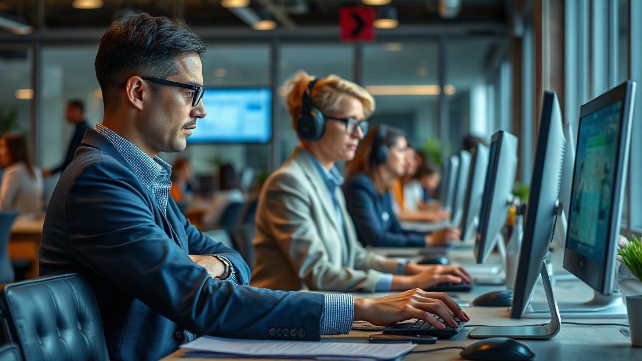 Event Planners using AI-assisted tools while handling role-specific work