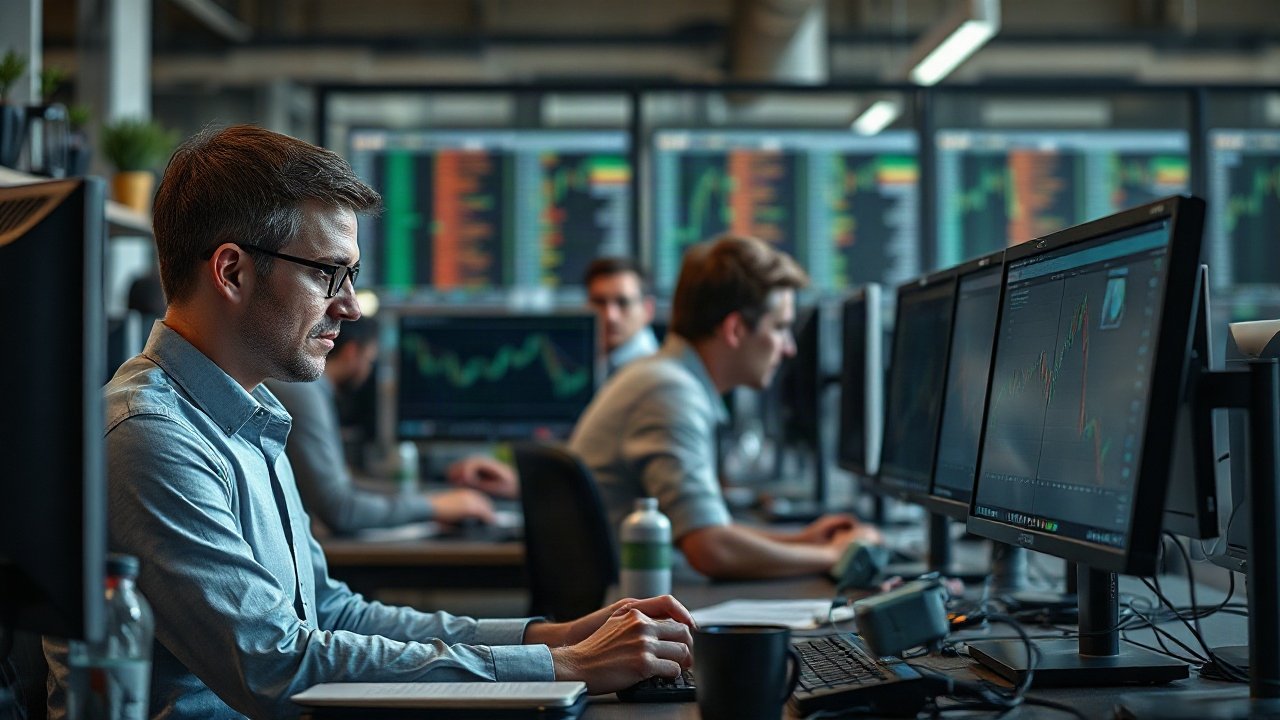 Forex Traders using AI-assisted tools while handling role-specific work