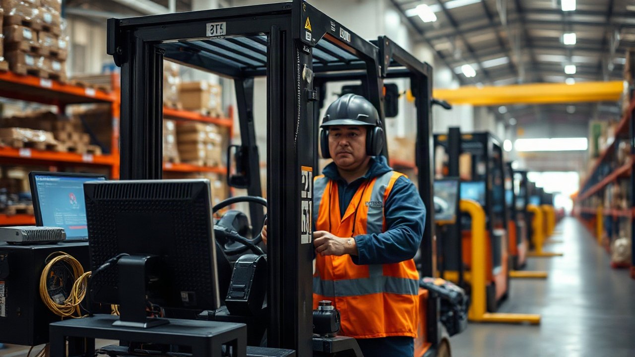 Forklift Drivers using AI-assisted tools while handling role-specific work