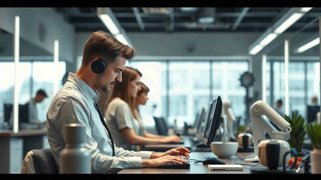 Hairstylists using AI-assisted tools while handling role-specific work