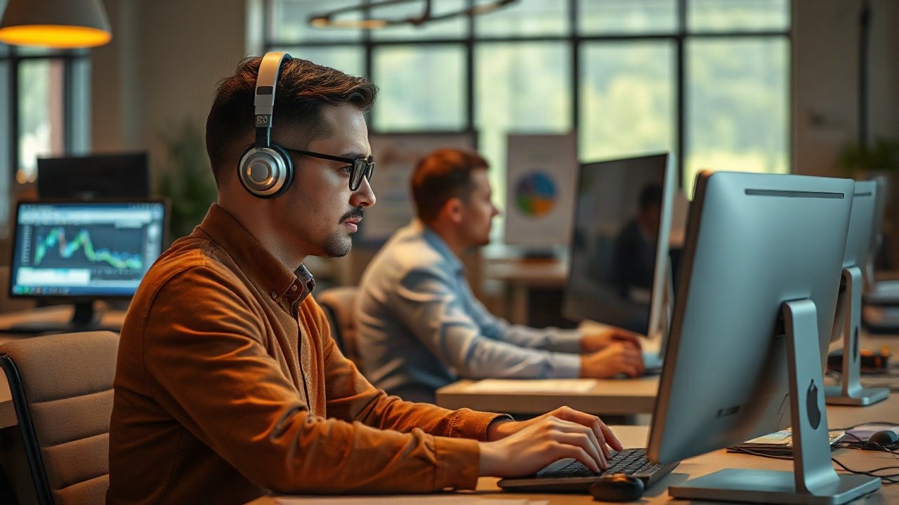 Investment Analysts using AI-assisted tools while handling role-specific work