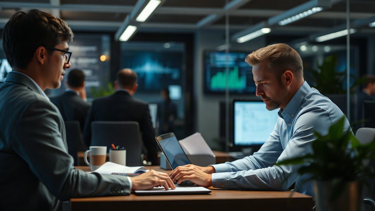 Investment Banking Analysts using AI-assisted tools while handling role-specific work