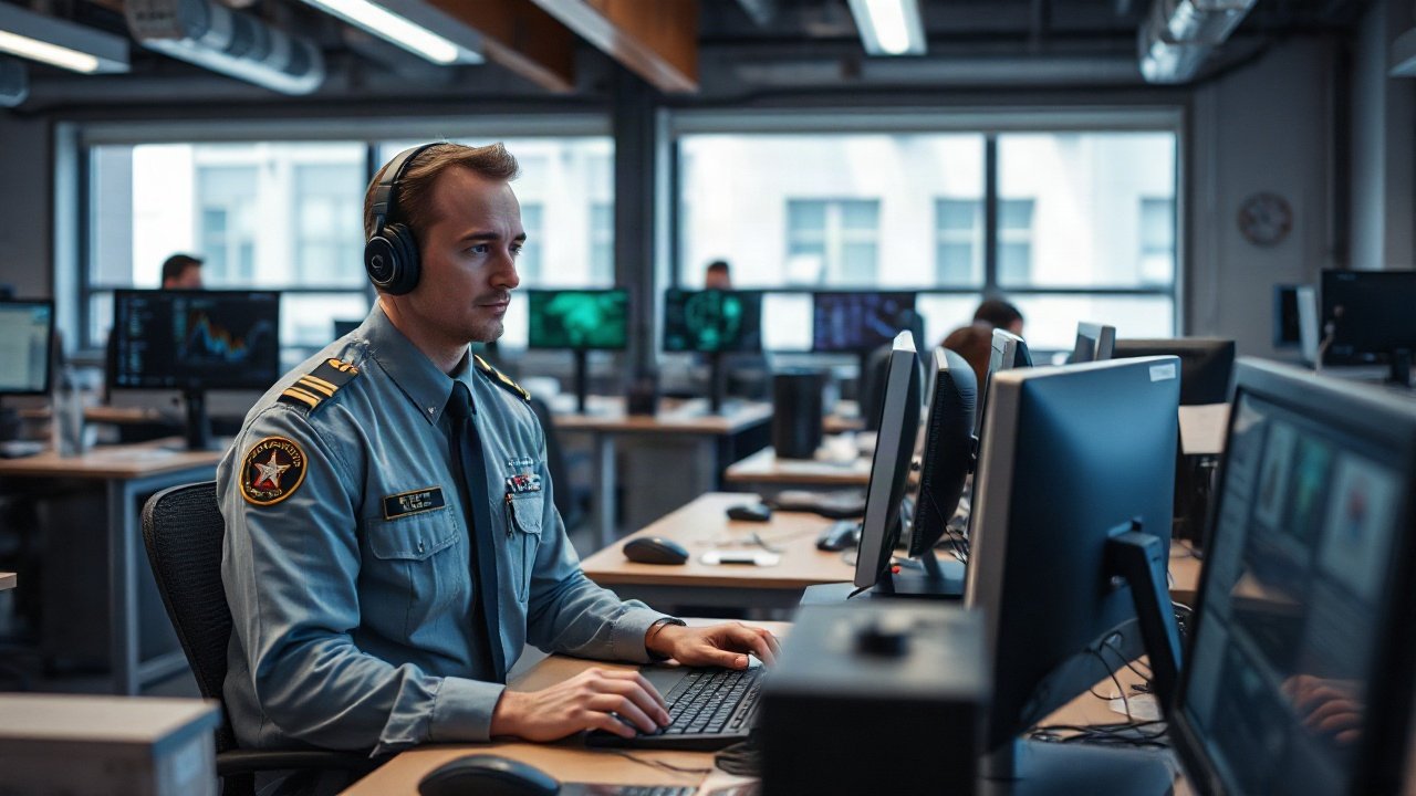 Military Pilots using AI-assisted tools while handling role-specific work