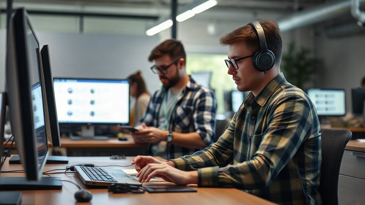 Proofreaders using AI-assisted tools while handling role-specific work