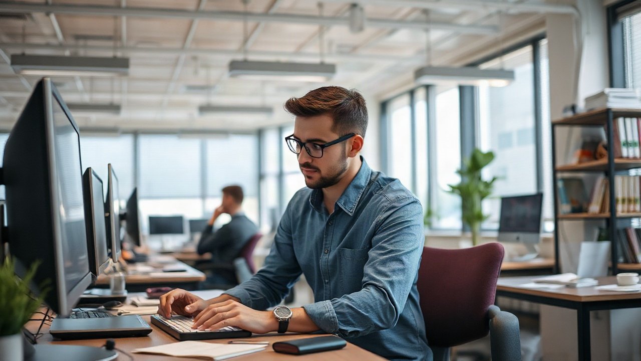 Researcher reviewing AI-assisted literature analysis alongside experimental data and laboratory notes