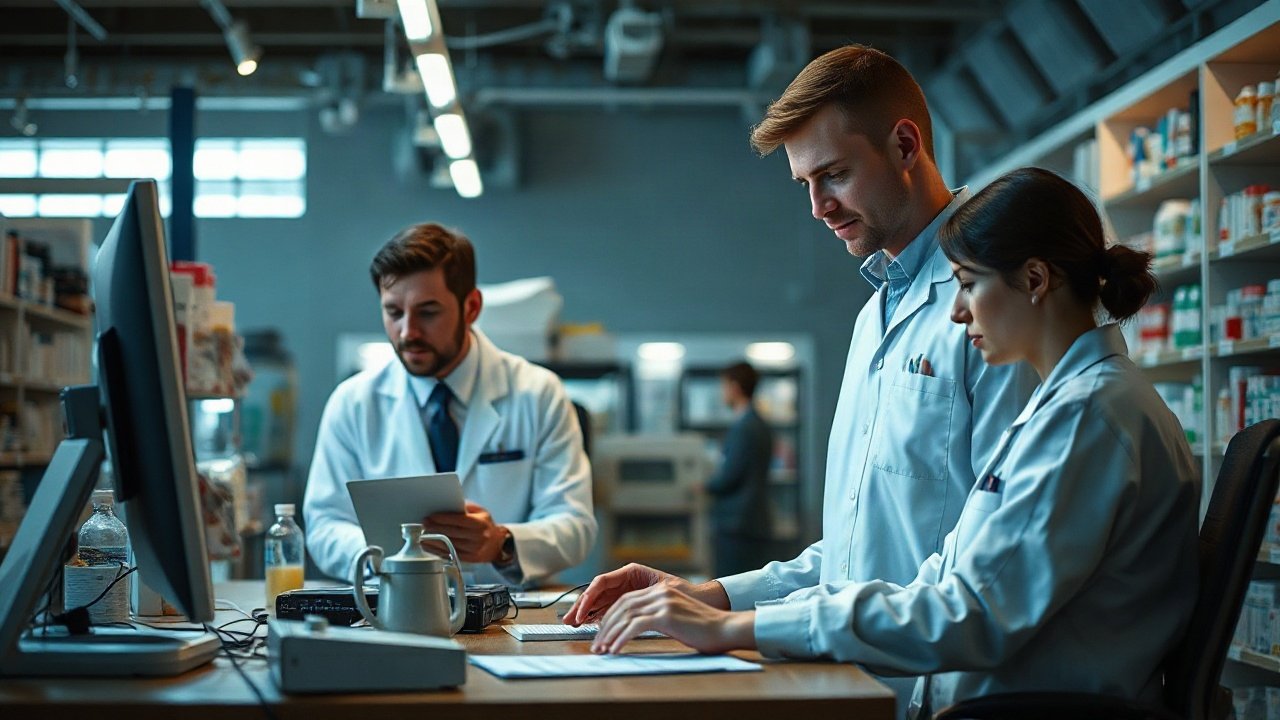 Retail Pharmacists using AI-assisted tools while handling real-world work