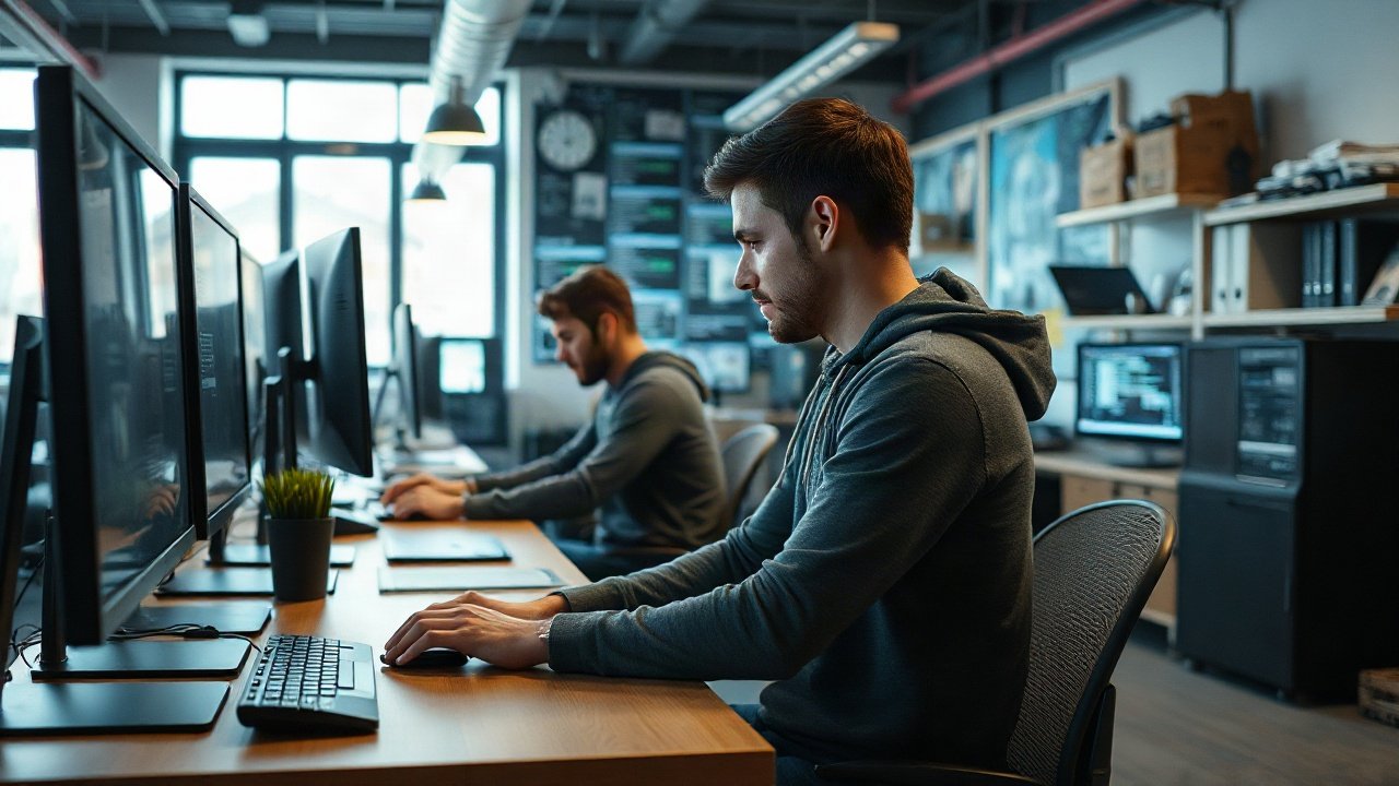 Worker facing an AI-driven labour market transition