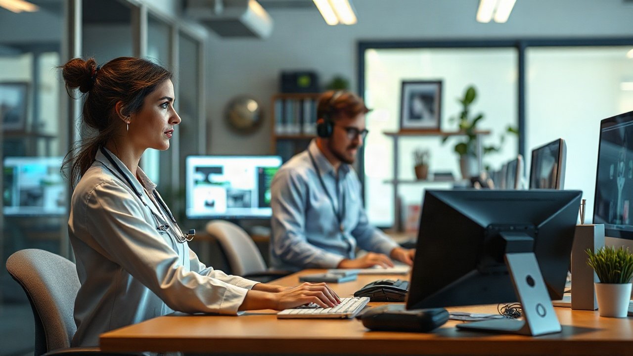 Speech Pathologists using AI-assisted tools while handling role-specific work