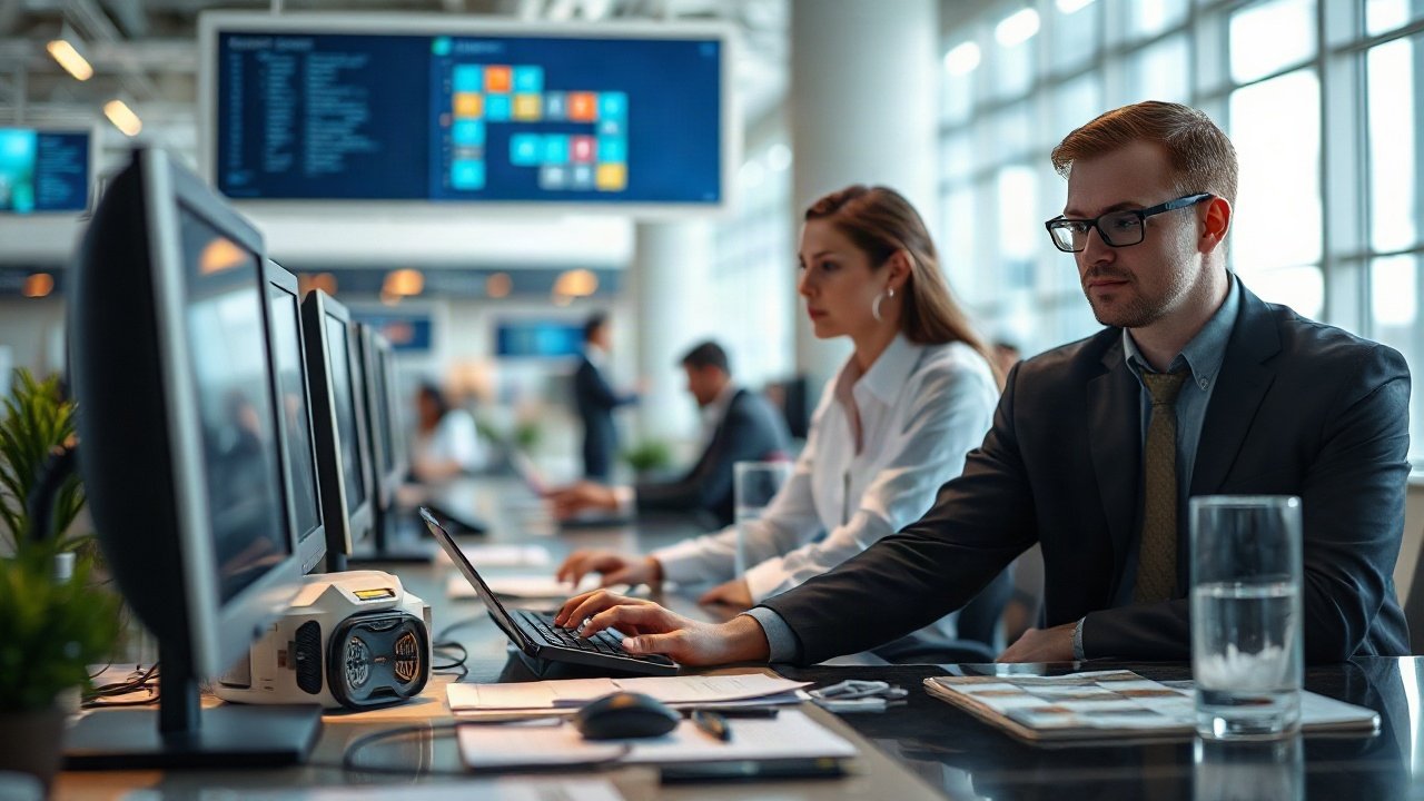 Travel Agents using AI-assisted tools while handling role-specific work