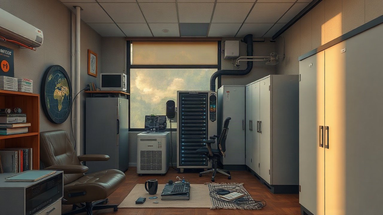 Large AI data centre connected to the electricity grid with local capacity and transmission constraints