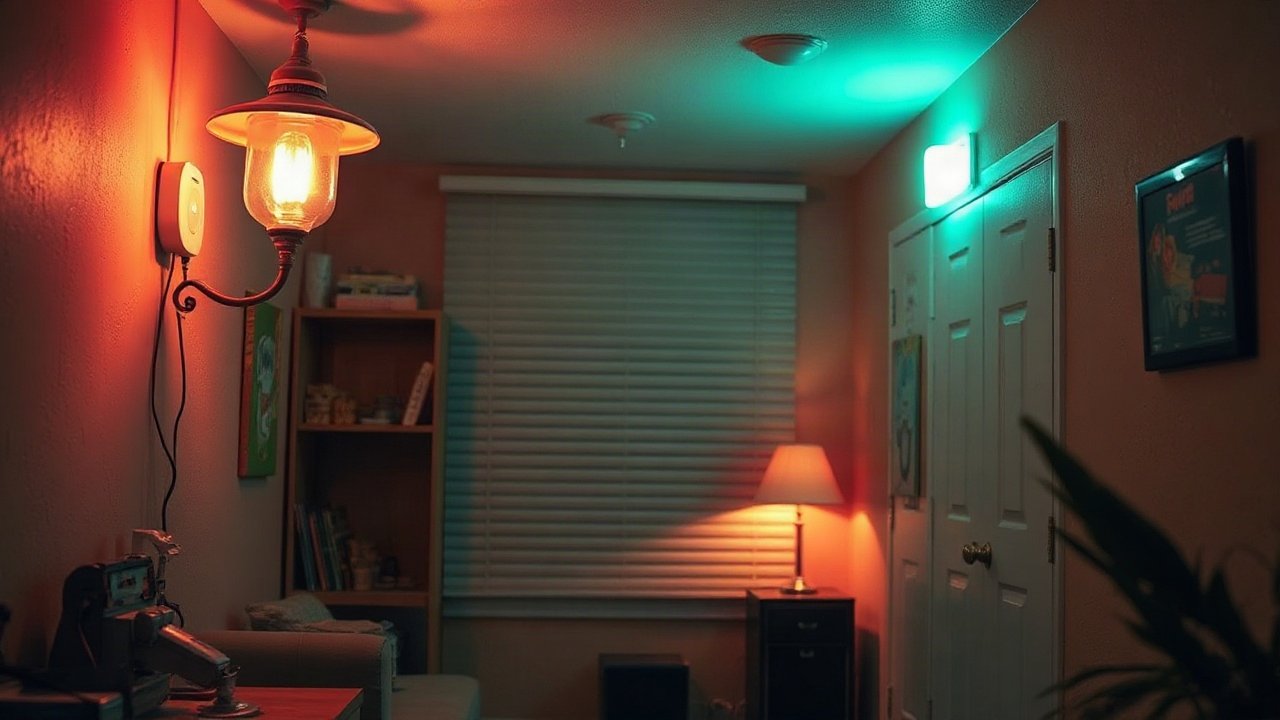 Automatic emergency lights for home power cuts shown in a practical real-world context