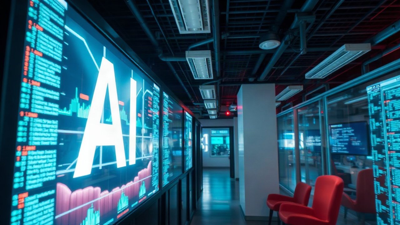 AI adoption across businesses contrasted with independent control over critical decisions