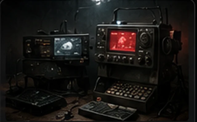 Emergency radio communications equipment operating under red light